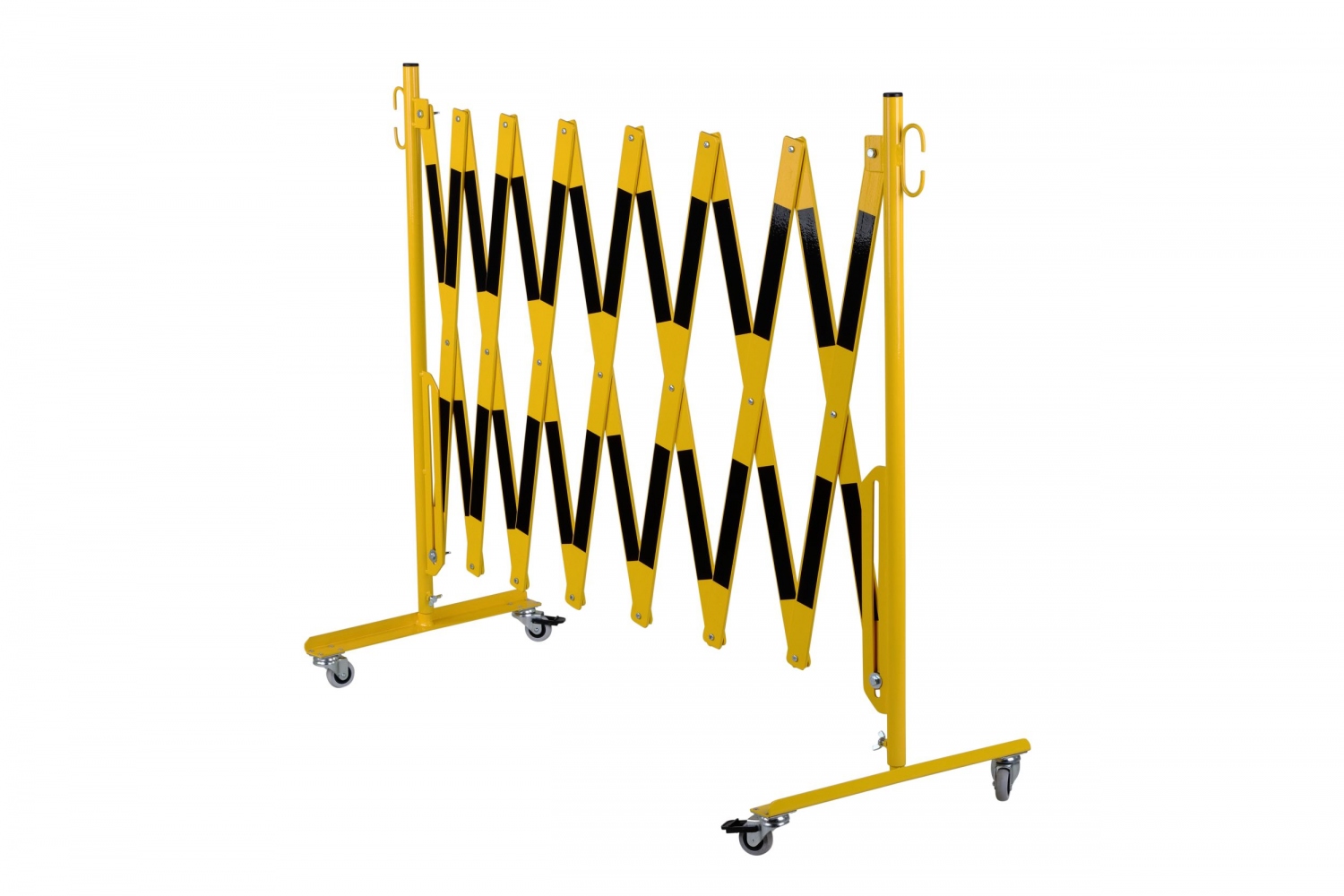 Rào chắn di động có bánh xe CRASH STOP 70-40R, màu vàng-đen, 4000 mm