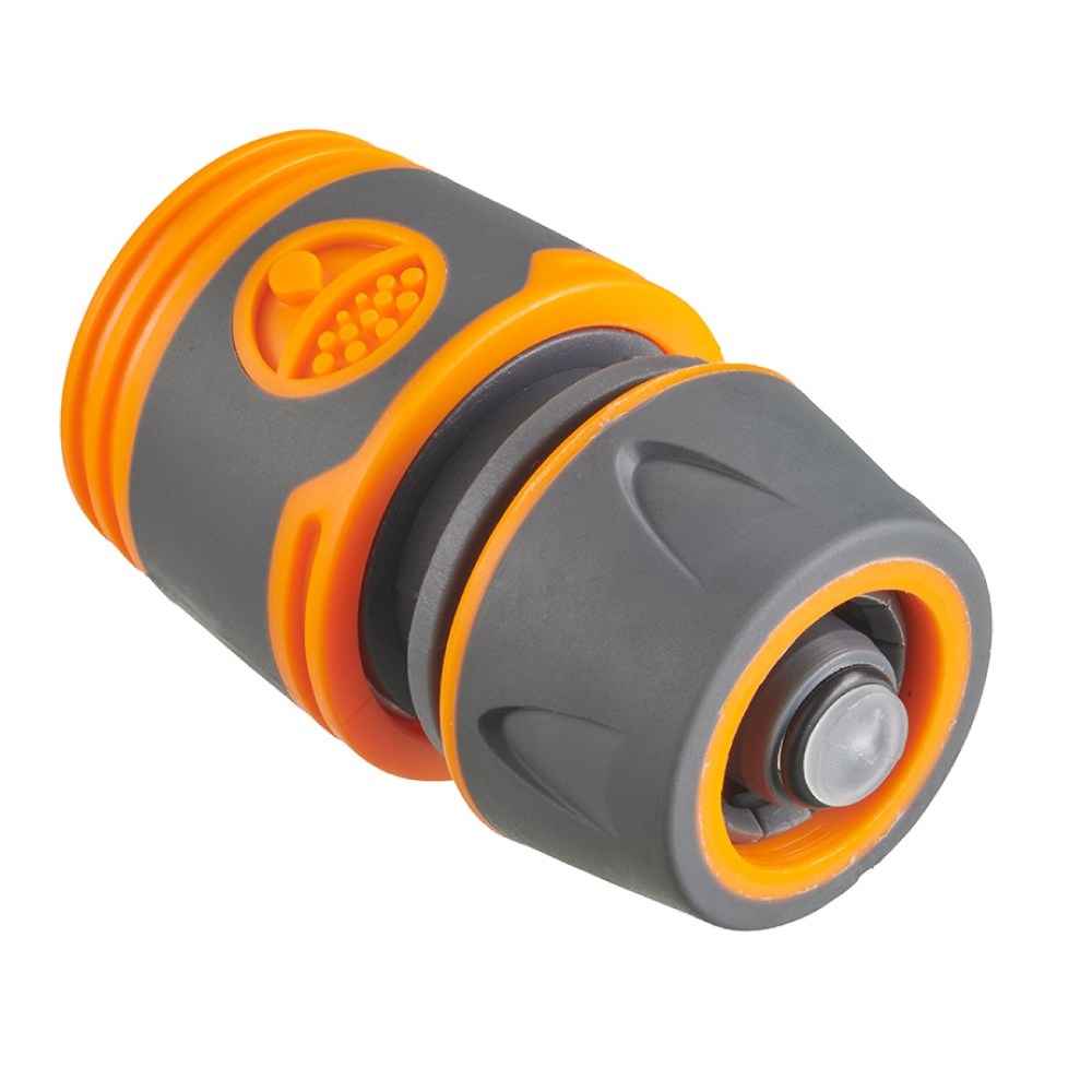 Đầu nối nhanh vòi vườn Evertec 7515 có chức năng chặn nước khi tháo rời