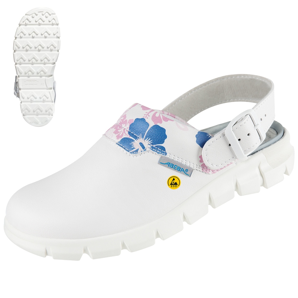Abeba 37320 Giày Clogs Dynamic có quai gót OB ESD SRC