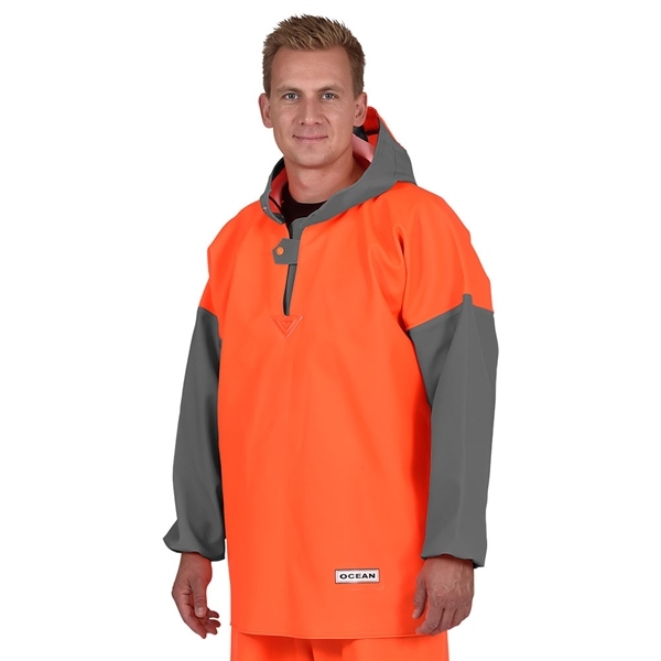 OCEAN 6-17-610 MARINER HEAVY Áo khoác bảo hộ chống dầu màu cam/xám size S-5XL