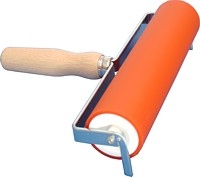 Con lăn mực Abig 130700, 5cm x 20cm, khung sắt mạ niken