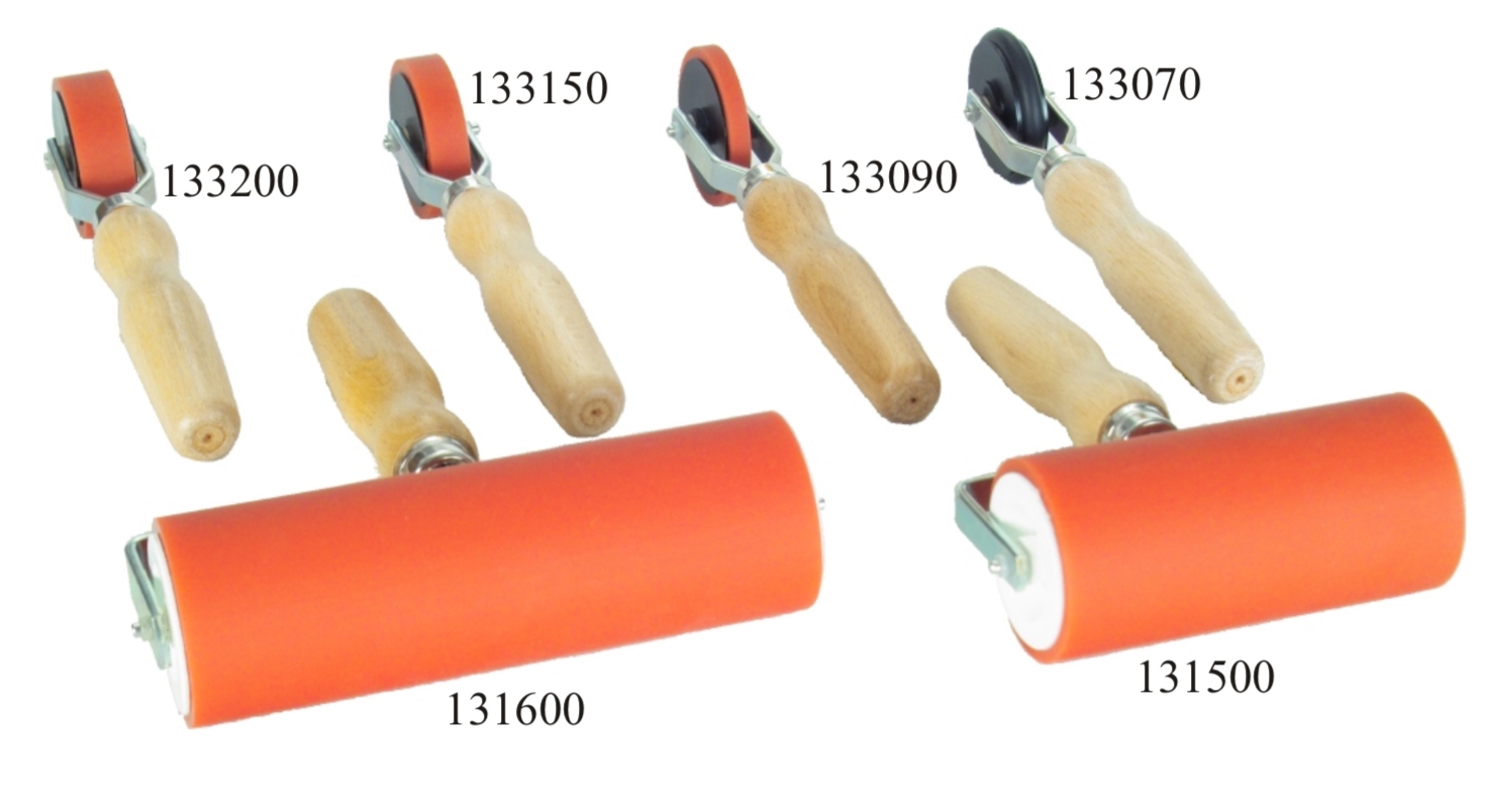 Con lăn mực Abig 131600, 5cm x 15cm, khung sắt mạ niken