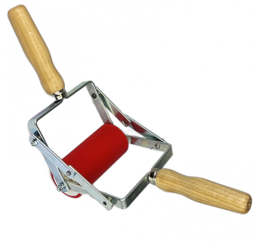 Con lăn mực Abig 132100, dạng bản lề có tay cầm đôi 5cm x 10cm