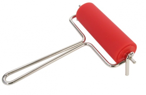 Con lăn mực Abig 130200, thanh cầm mạ niken 3cm x 9cm
