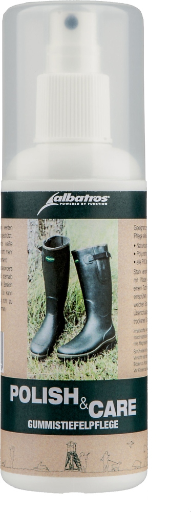 Bình xịt đánh bóng và chăm sóc giày bốt Albatros POLISH & CARE 150ml