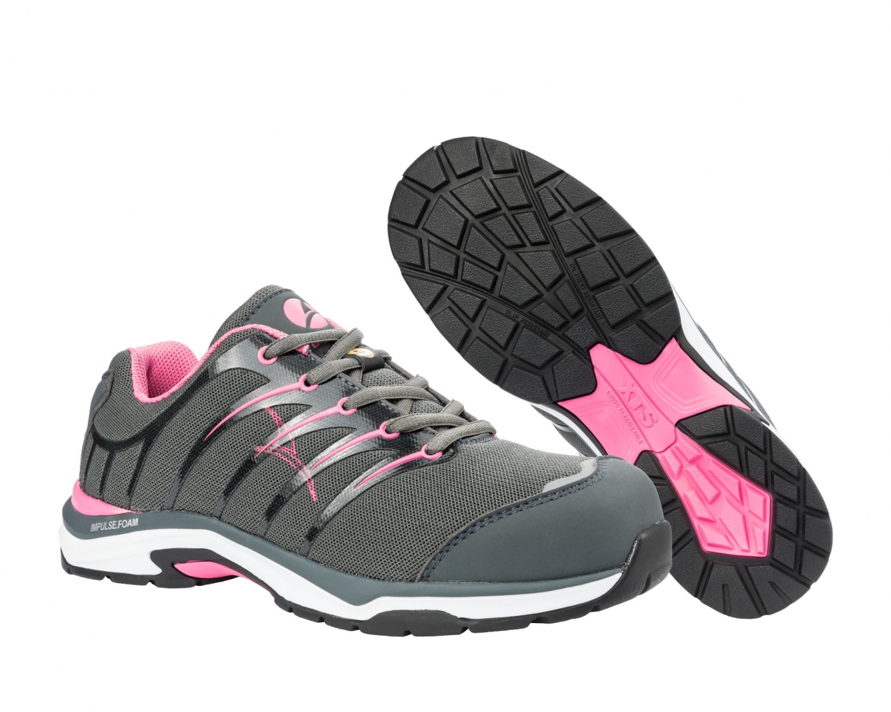 Giày bảo hộ nữ Albatros 645200 TWIST PINK WNS LOW tiêu chuẩn S1P ESD HRO SRC