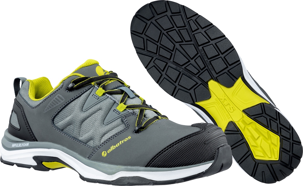 Giày bảo hộ Albatros ULTRATRAIL 646210 GREY LOW S3 ESD HRO SRC thấp cổ màu xám