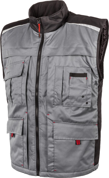 Áo vest bảo hộ lao động Albatros® 27.931.0 Edison, màu xám đen, size S-4XL