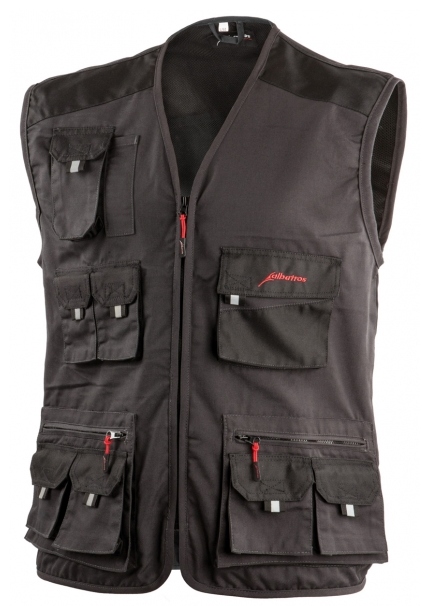 Áo vest bảo hộ đa năng Albatros 279870 Allround Đen / Xám XS-3XL