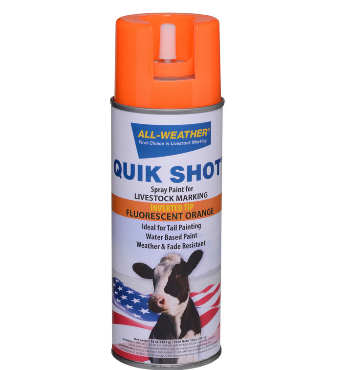 Sơn đánh dấu gia súc ALL-WEATHER Quick SHOT 400ml dùng được trong mọi thời tiết