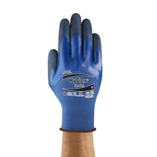 Găng tay bảo hộ chống dầu Ansell HyFlex 11-925 cỡ 8-10