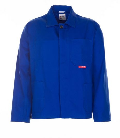 Áo khoác bảo hộ lao động Planam BW270/1510 100% cotton màu xanh royal blue size XS-3XL