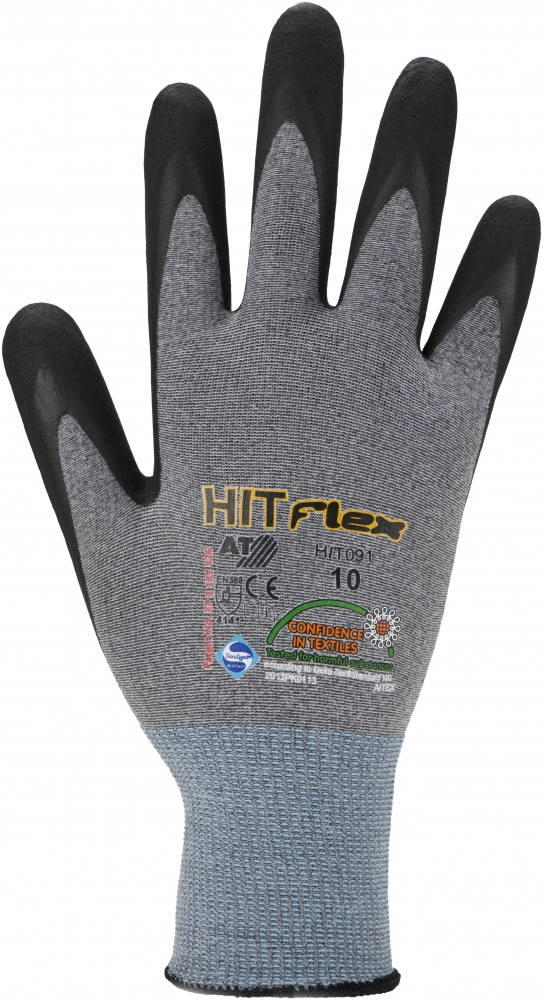 Găng tay bảo hộ cơ khí thoáng khí Asatex HIT099 HITFlex cho thợ cơ khí size 6-12