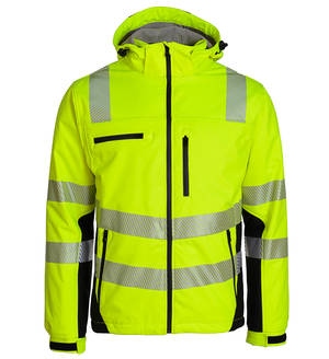 Áo khoác Softshell phản quang màu vàng/đen S-3XL, hiệu Prevent PTW-SP/78