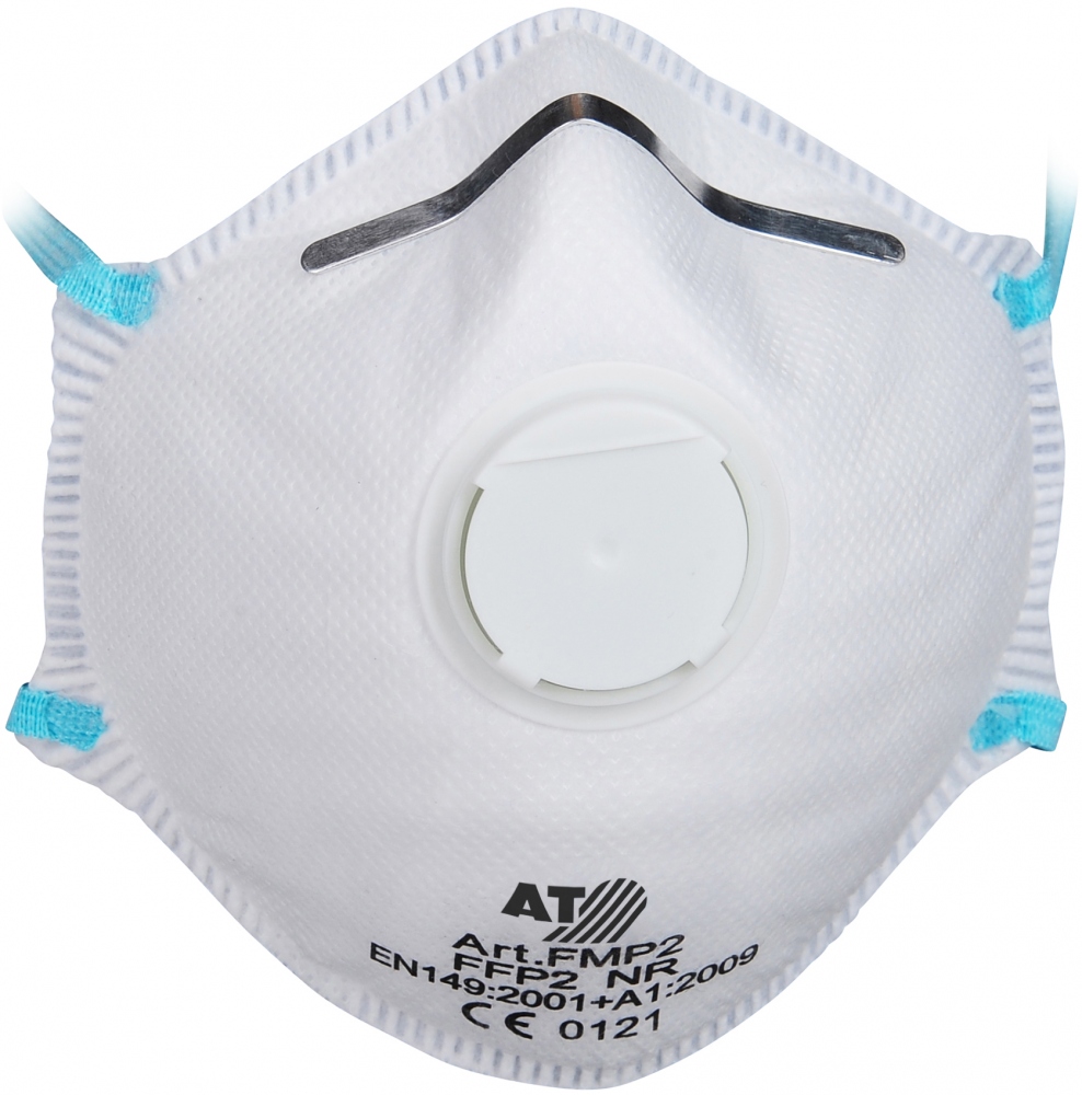 Khẩu trang lọc bụi dùng một lần có van Asatex AT-FMP2 tiêu chuẩn FFP2 NR D