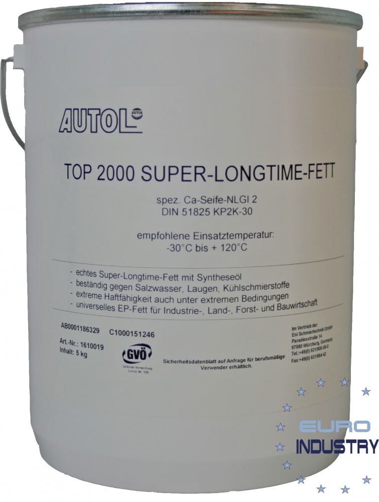 Mỡ bôi trơn AUTOL TOP 2000 Super-Longtime xô 5kg