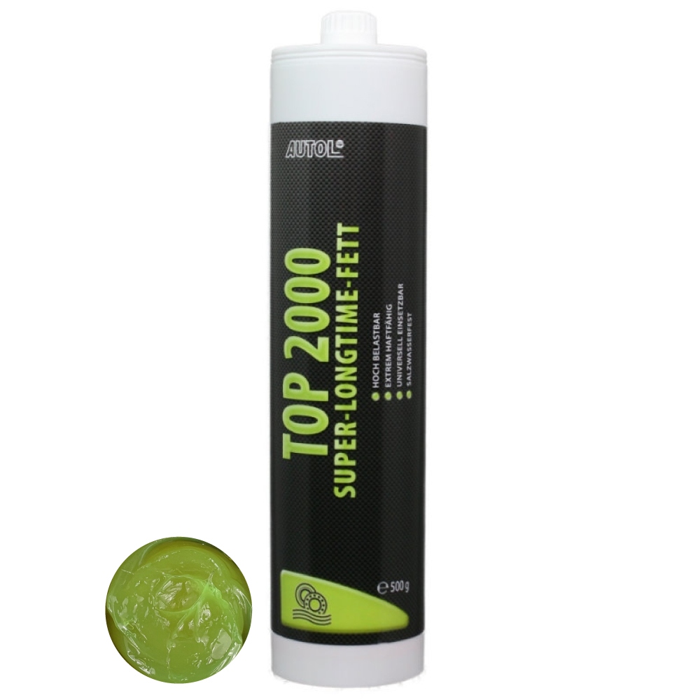 Mỡ bôi trơn chịu tải cực lâu AUTOL TOP 2000 tuýp vặn 500g