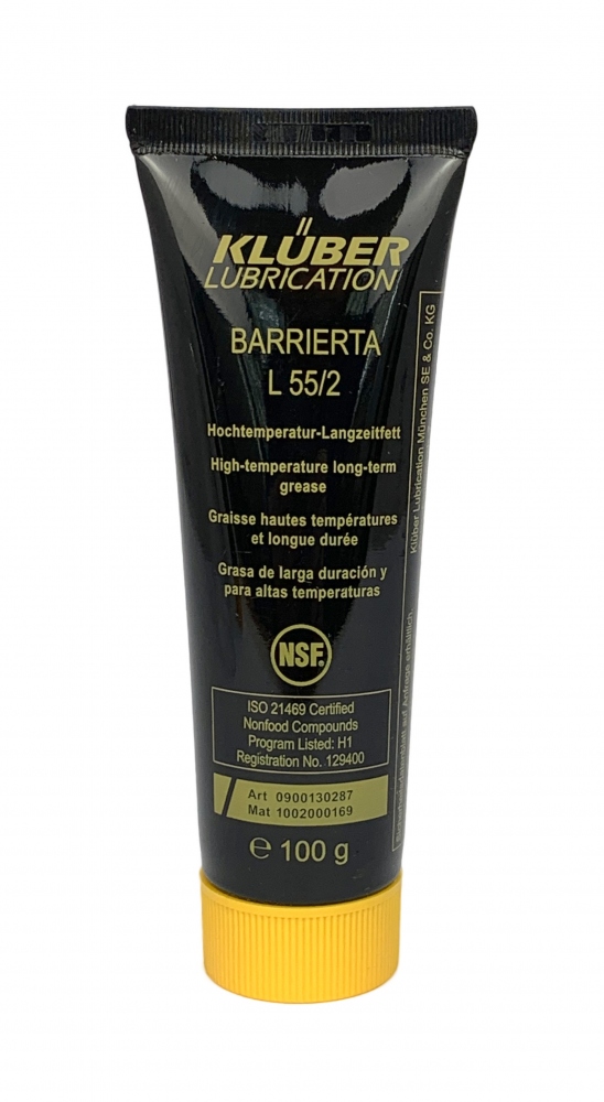 Mỡ bôi trơn chịu nhiệt dài hạn Klüber BARRIERTA L 55/2 tuýp 100g