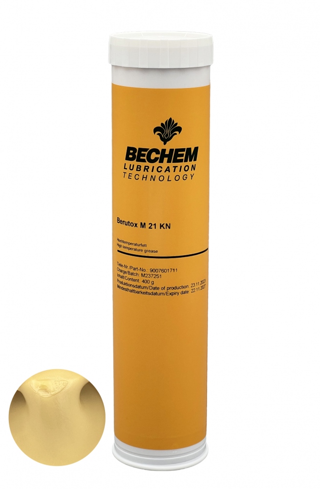 Mỡ bôi trơn vòng bi chịu nhiệt độ cao Bechem Berutox M 21 KN dạng tuýp 400g