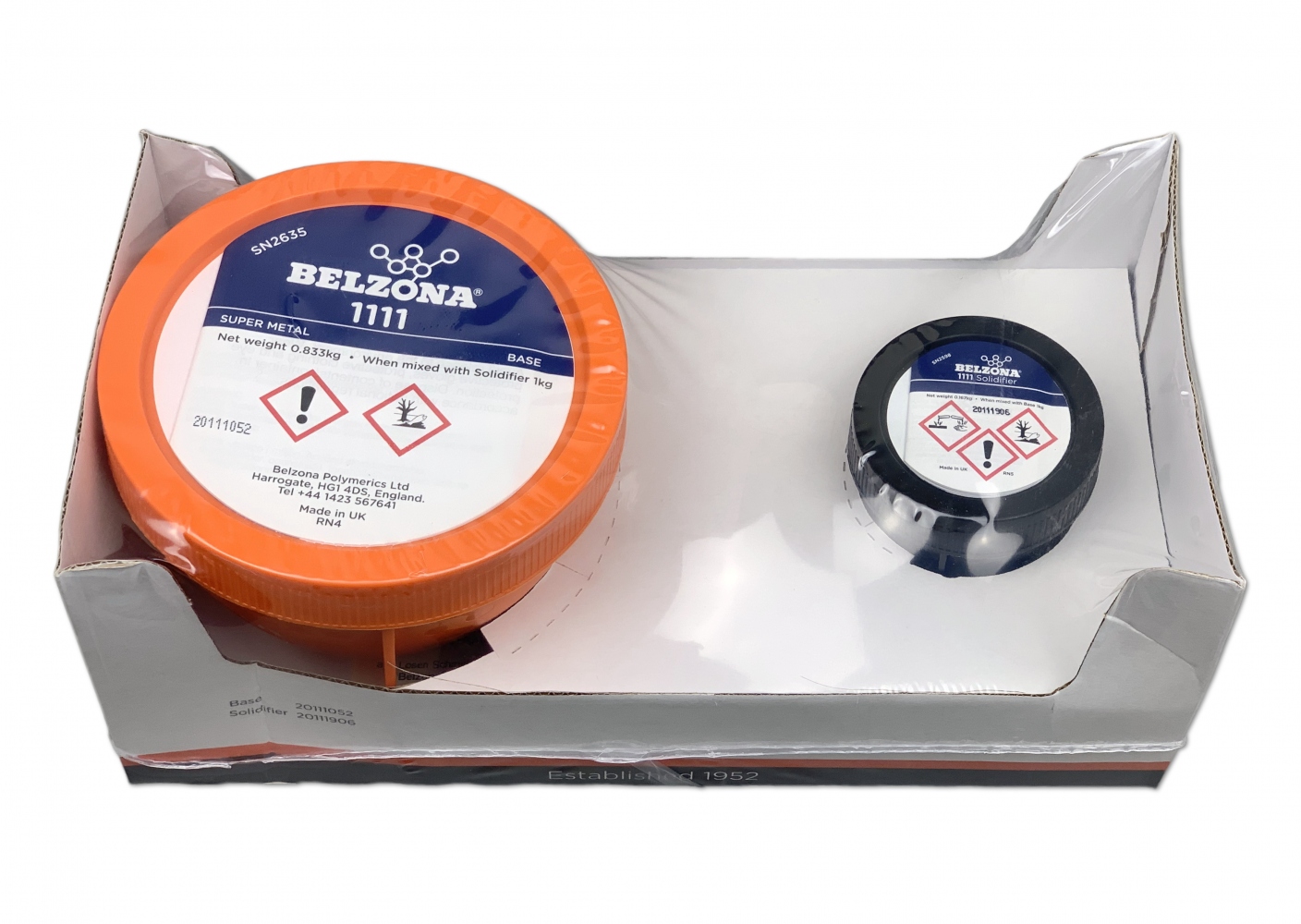 Hợp chất sửa chữa kim loại 2 thành phần Belzona 1111 Super Metal 1Kg