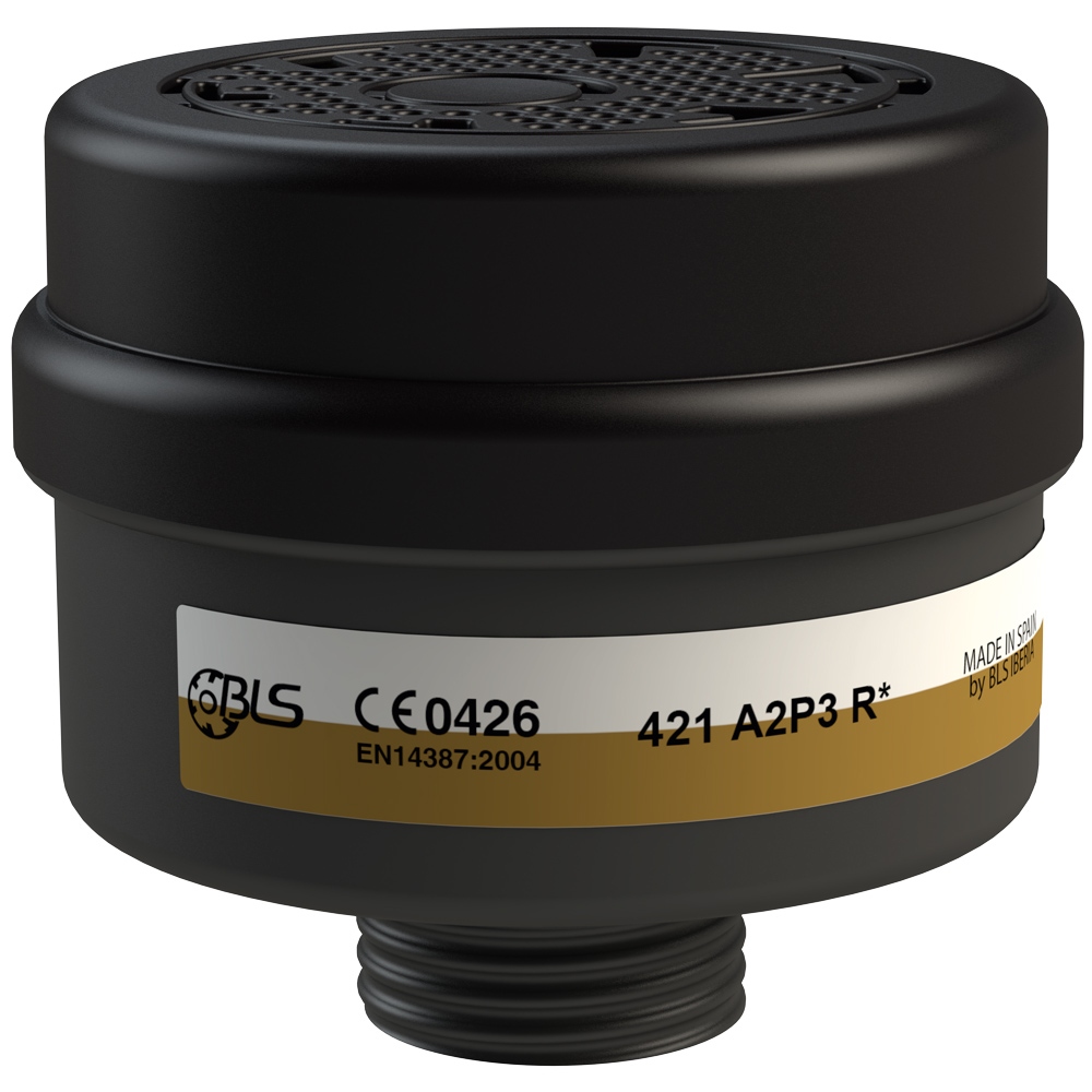 Phin lọc kết hợp BLS® 421 A2P3 R cho mặt nạ toàn mặt, kết nối chuẩn RD40 Universal