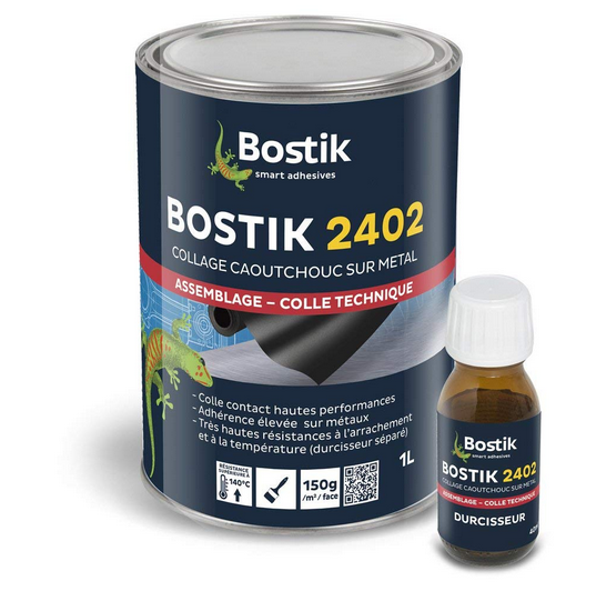 Keo Neoprene Bostik 2402 + chất đóng rắn 1 Lít