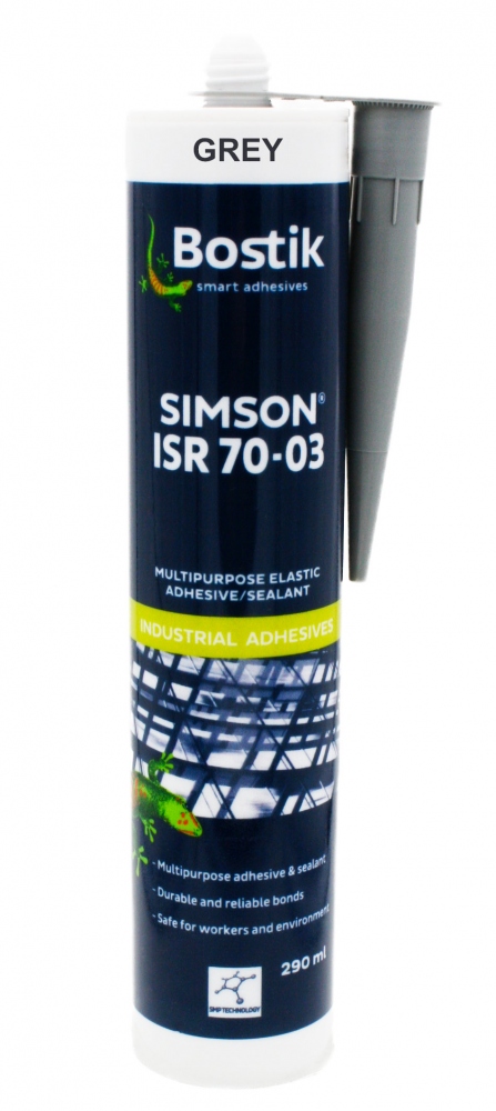 Keo trám khe và dán đàn hồi Bostik Simson ISR 70-03 công nghệ SMP màu xám 290ml
