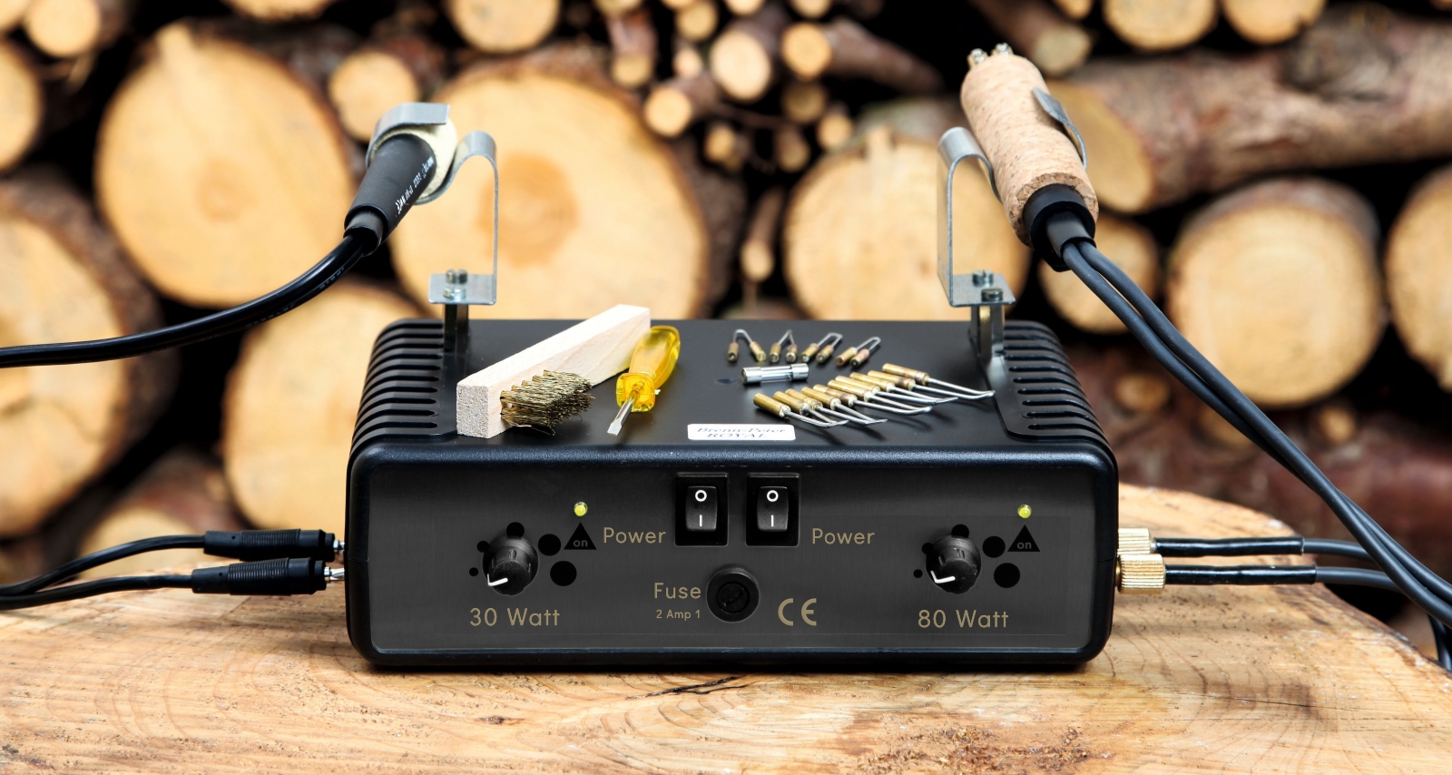 Bộ dụng cụ bút lửa Hobbyring Pyrography Kit Brennpeter Royal 30 + 80 watt