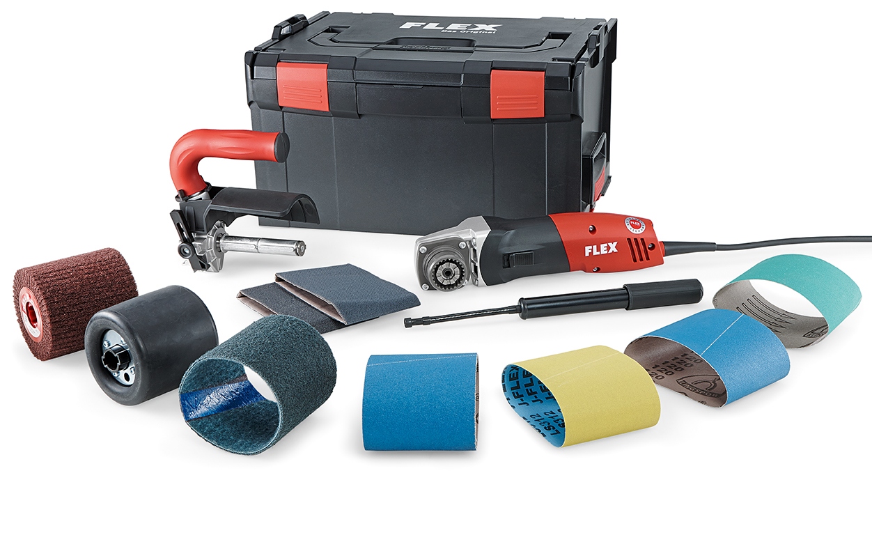 Máy đánh bóng gương/đánh bóng bề mặt TRINOXFLEX FLEX 433.438 BSE 14-3 100 Bộ thiết bị trợ lực