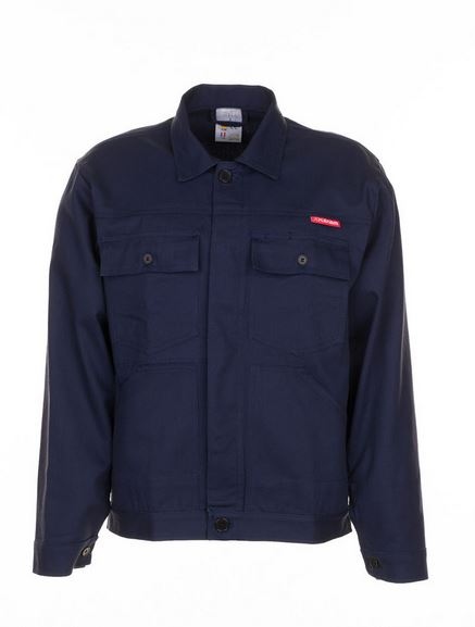 Áo khoác bảo hộ chiết eo Planam BW270/1551 100% cotton màu xanh navy size XS-3XL