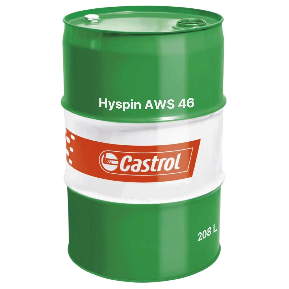Dầu thủy lực chống mài mòn Castrol Hyspin AWS 46 HLP - Phuy 208L