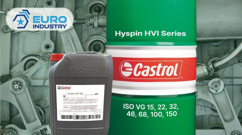 Dầu thủy lực chống mài mòn không chứa kẽm Castrol Hyspin HVI 46 phuy 208L