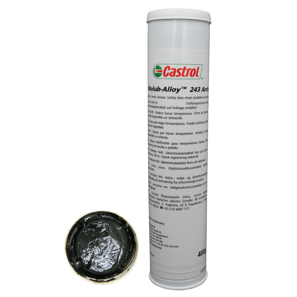 Mỡ chịu nhiệt độ thấp Castrol Molub-Alloy 243 Arctic dạng tuýp 400g