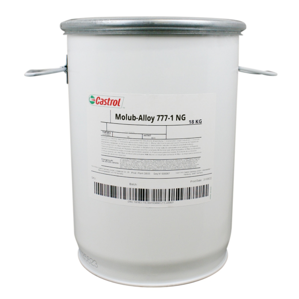 Mỡ bôi trơn chịu tải nặng Castrol Molub-Alloy 777-1 NG xô 18kg