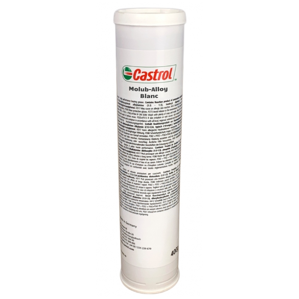 Mỡ bôi trơn đa năng trắng Castrol Molub-Alloy Blanc NLGI 2 400g