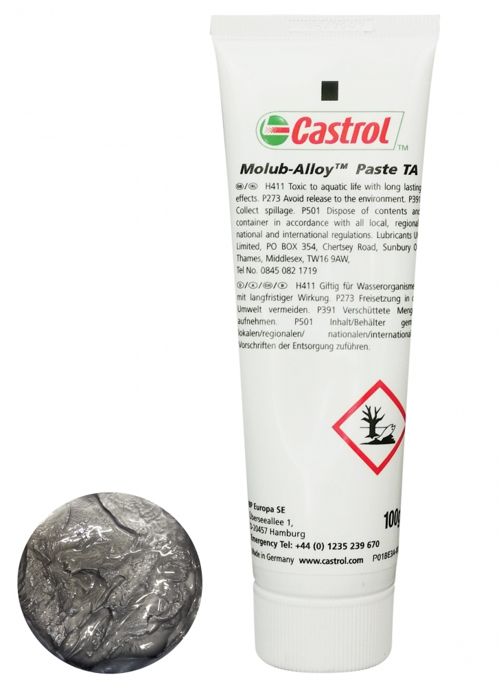 Mỡ lắp ráp chịu nhiệt độ cao Castrol Molub-Alloy Paste TA 100g
