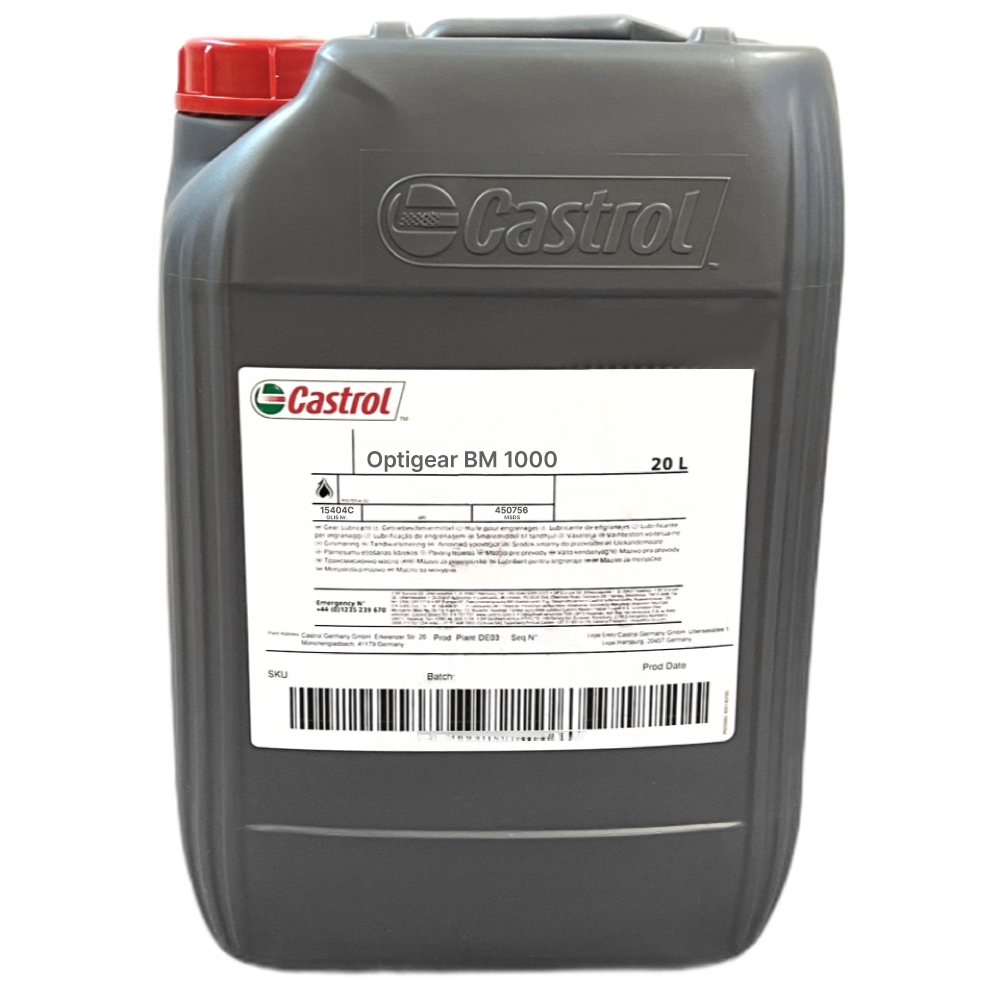 Dầu bánh răng hiệu suất cao Castrol Optigear BM 1000 tiêu chuẩn CLP can 20L
