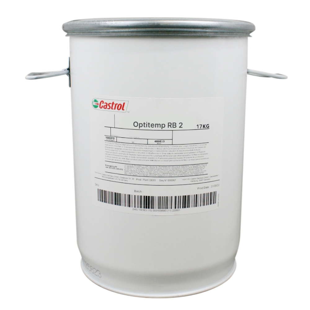 Mỡ Castrol Optitemp RB 2 chuyên dụng cho cáp rô bốt thùng 17kg