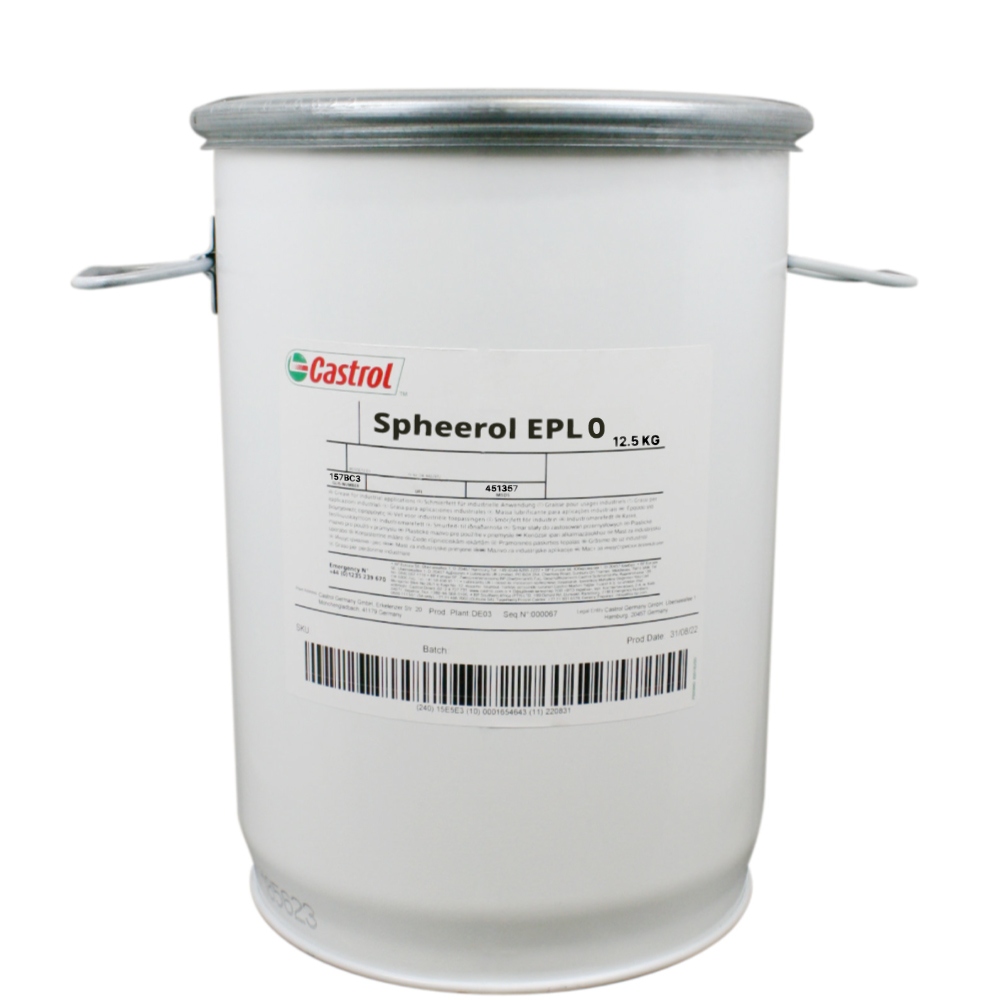 Mỡ bôi trơn đa dụng chịu áp cực cao Castrol Spheerol EPL 0 12.5kg