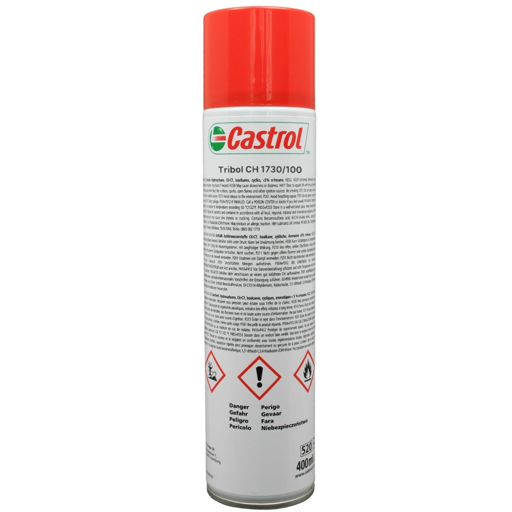 Chai xịt dầu xích bán tổng hợp Castrol Tribol CH 1730/100 400ml