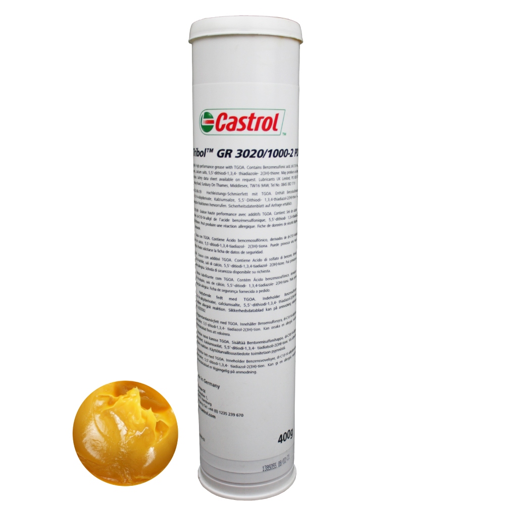 Mỡ bôi trơn hiệu năng cao Castrol Tribol GR 3020/1000-2 PD, NLGI 2, tuýp 400g