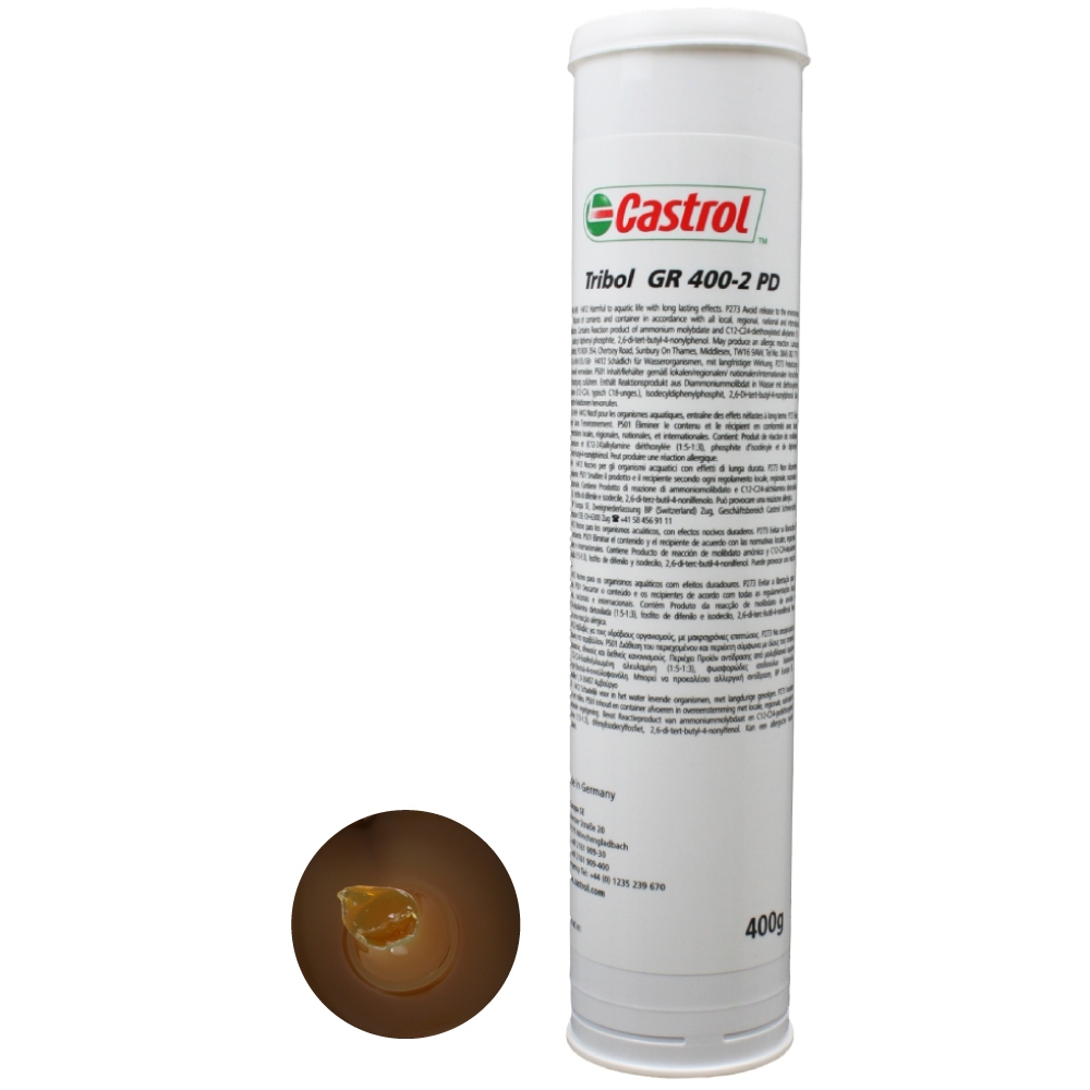 Mỡ bôi trơn vòng bi dài hạn Castrol Tribol GR 400-2 PD dạng tuýp 400g