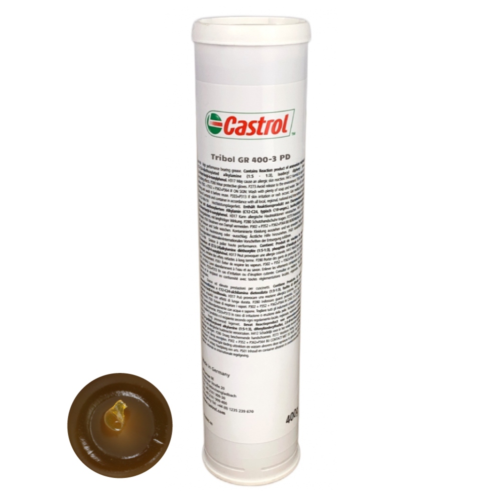 Mỡ bôi trơn vòng bi dài hạn Castrol Tribol GR 400-3 PD dạng tuýp 400g
