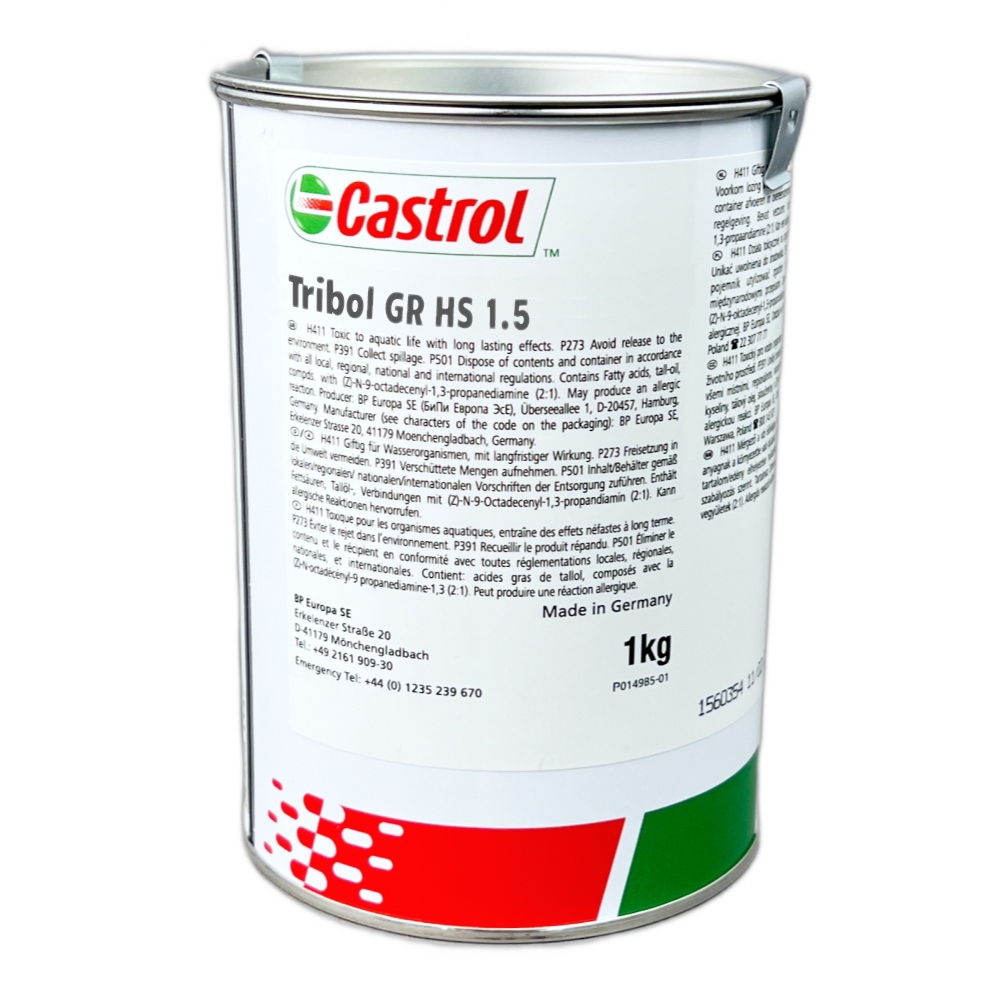 Mỡ bôi trơn vòng bi trục chính tốc độ cao Castrol Tribol GR HS 1.5 hộp 1kg