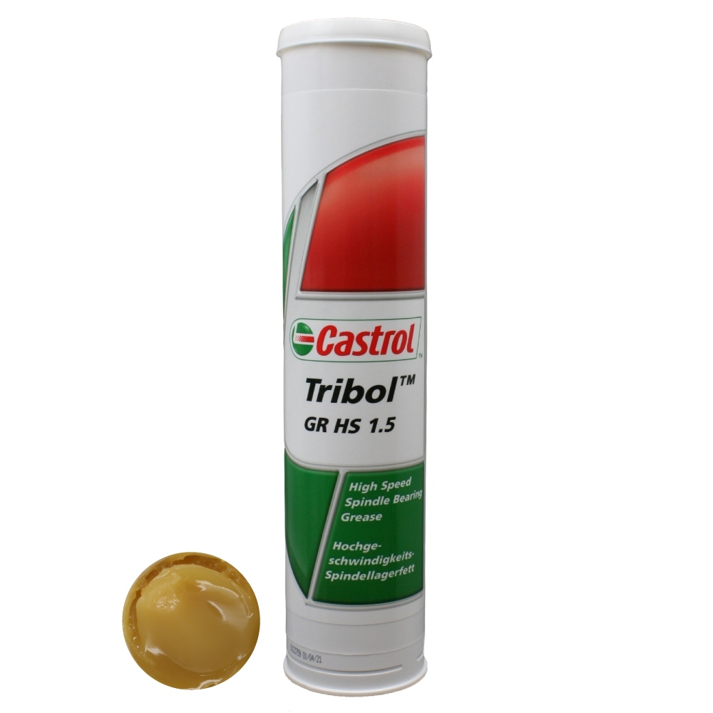 Mỡ bôi trơn vòng bi trục chính tốc độ cao Castrol Tribol GR HS 1.5 loại 375g