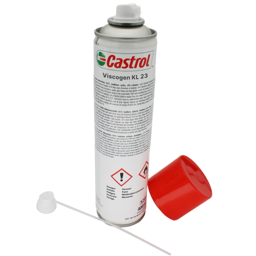 Castrol Viscogen KL 23 Spray Dầu bôi trơn xích chịu nhiệt độ cao 400ml