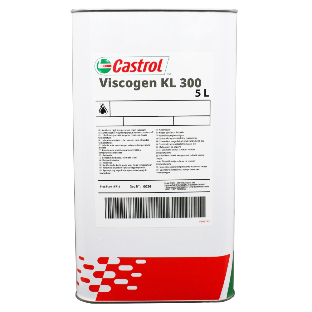 Dầu bôi trơn xích chịu nhiệt độ cao Castrol Viscogen KL 300 can 5 lít
