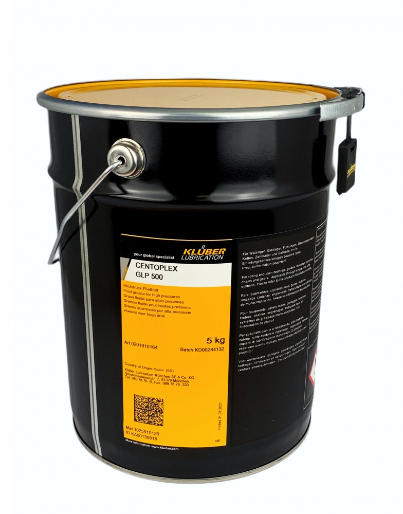 Mỡ bôi trơn đa năng dạng lỏng Klübertemp CENTOPLEX GLP 500 5kg
