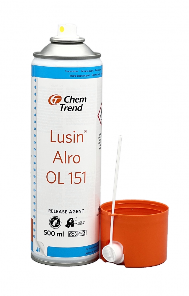 Chai xịt tách khuôn Lusin ALRO OL 151 cho nhựa nhiệt dẻo 500ml