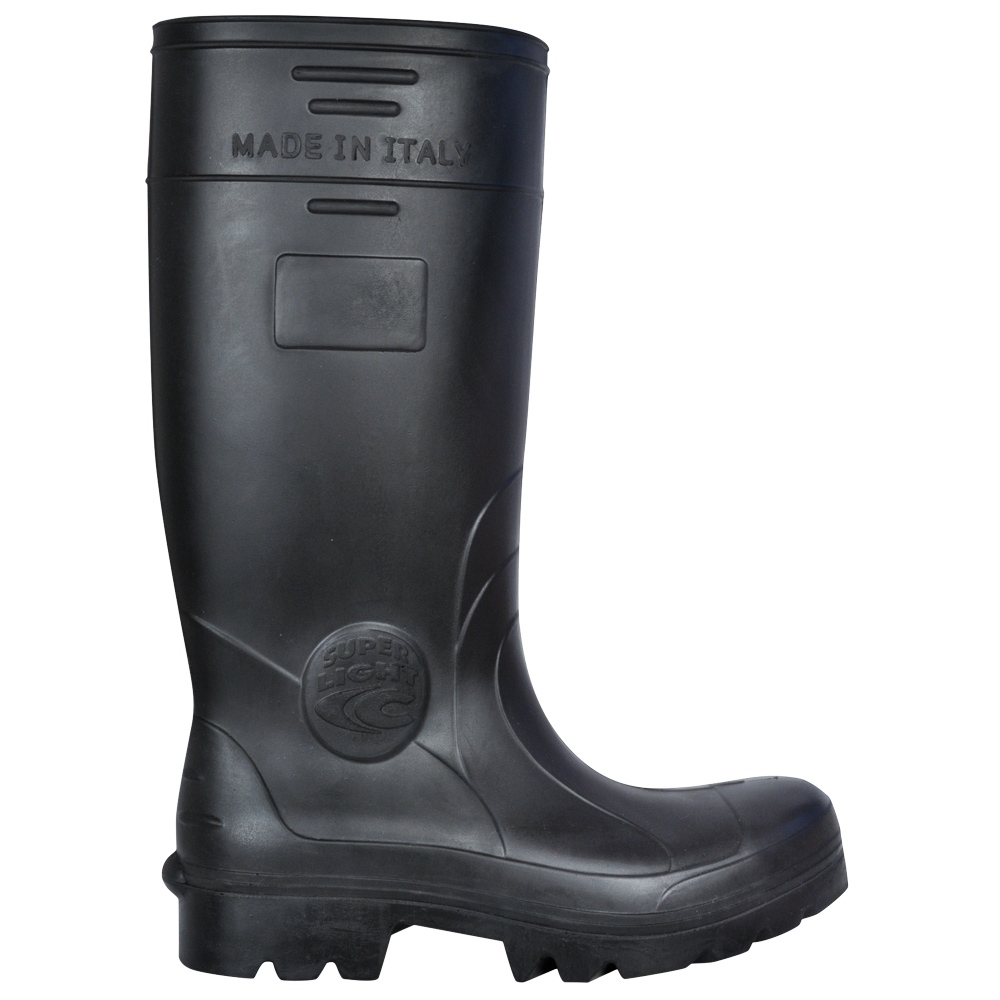 Giày bảo hộ cổ cao Cofra 35380 TARANTO màu đen bằng nhựa PVC tiêu chuẩn S5 - size 37-47
